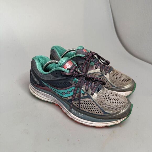 Saucony Guide 10 Everun Women’s Size US 8 UK 6, EU 39 Teal & Gray Running Shoes - Picture 12 of 16